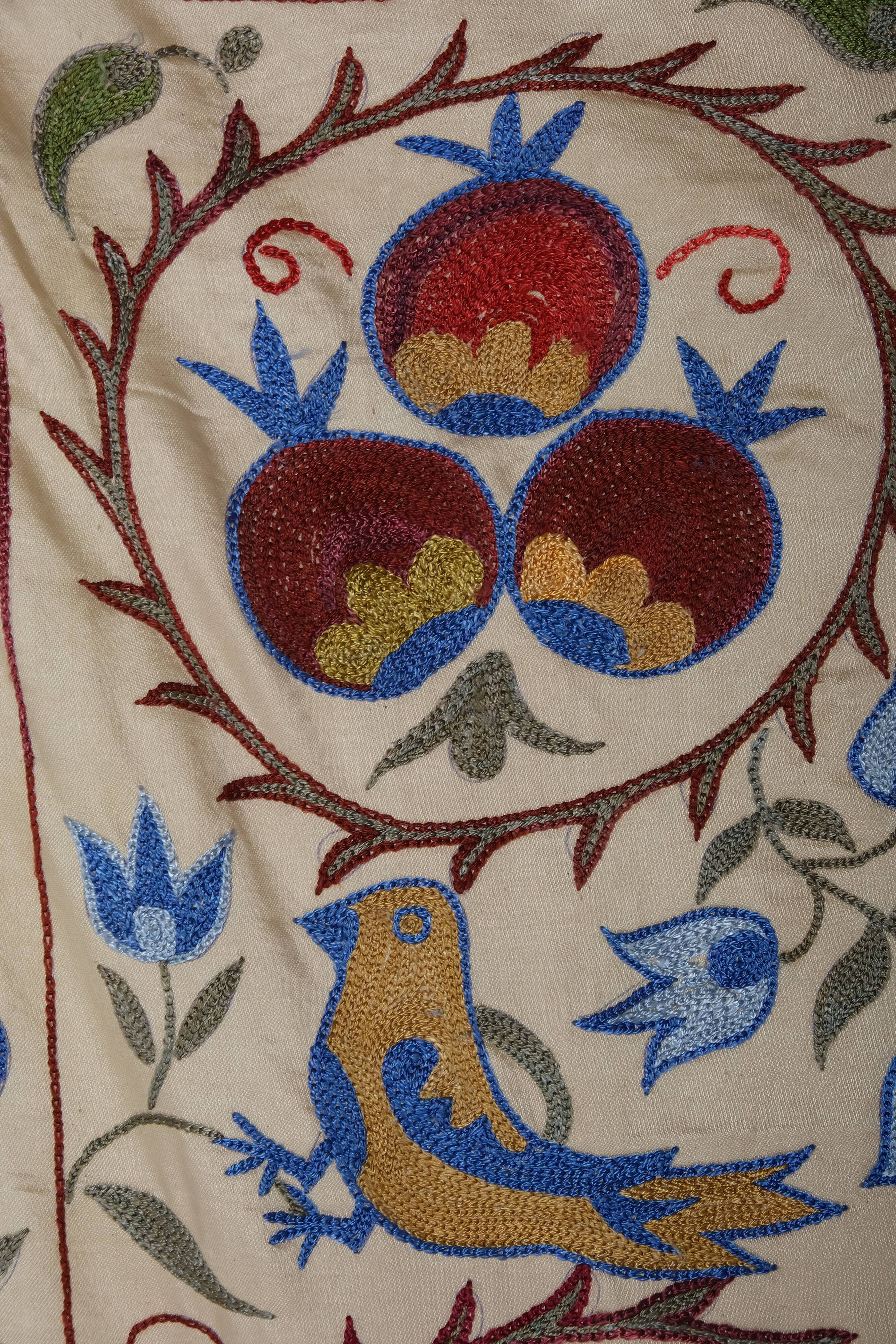 Hand knotted rug, vintage Turkish rug 54x187 cm