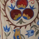 Hand knotted rug, vintage Turkish rug 54x187 cm