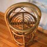 Rattan bottle holder