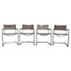 Set of four Bauhaus cantilever armchairs by Mart Stam, Italy