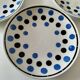 dish and 4 dessert plates K and G Lunéville