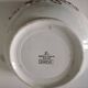 Digoin Sarreguemines Atlantic pattern tureen, deep red rose decoration