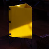 Honeycomb polypropylene tripod lamp Ikea 80s