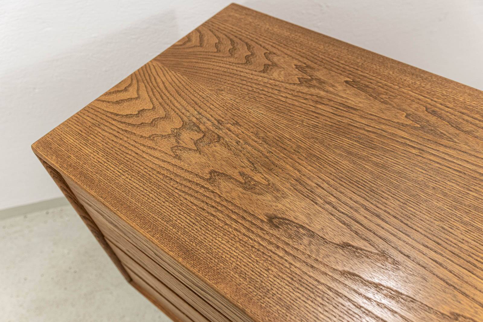 Vintage ash sideboard by BFM, poland, 1960s