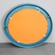 1970s Round Mirror , Italy