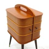 Coffre de rangement danois en contreplaqué, années 1970