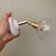 Vintage glass cut lampshade - tableware collection -