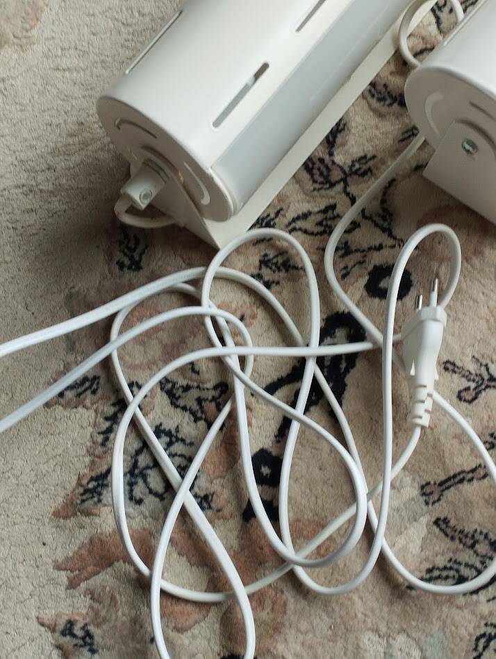 SMYG wall lights duo – IKEA Model Typ V1013 – 2000s design – ecru