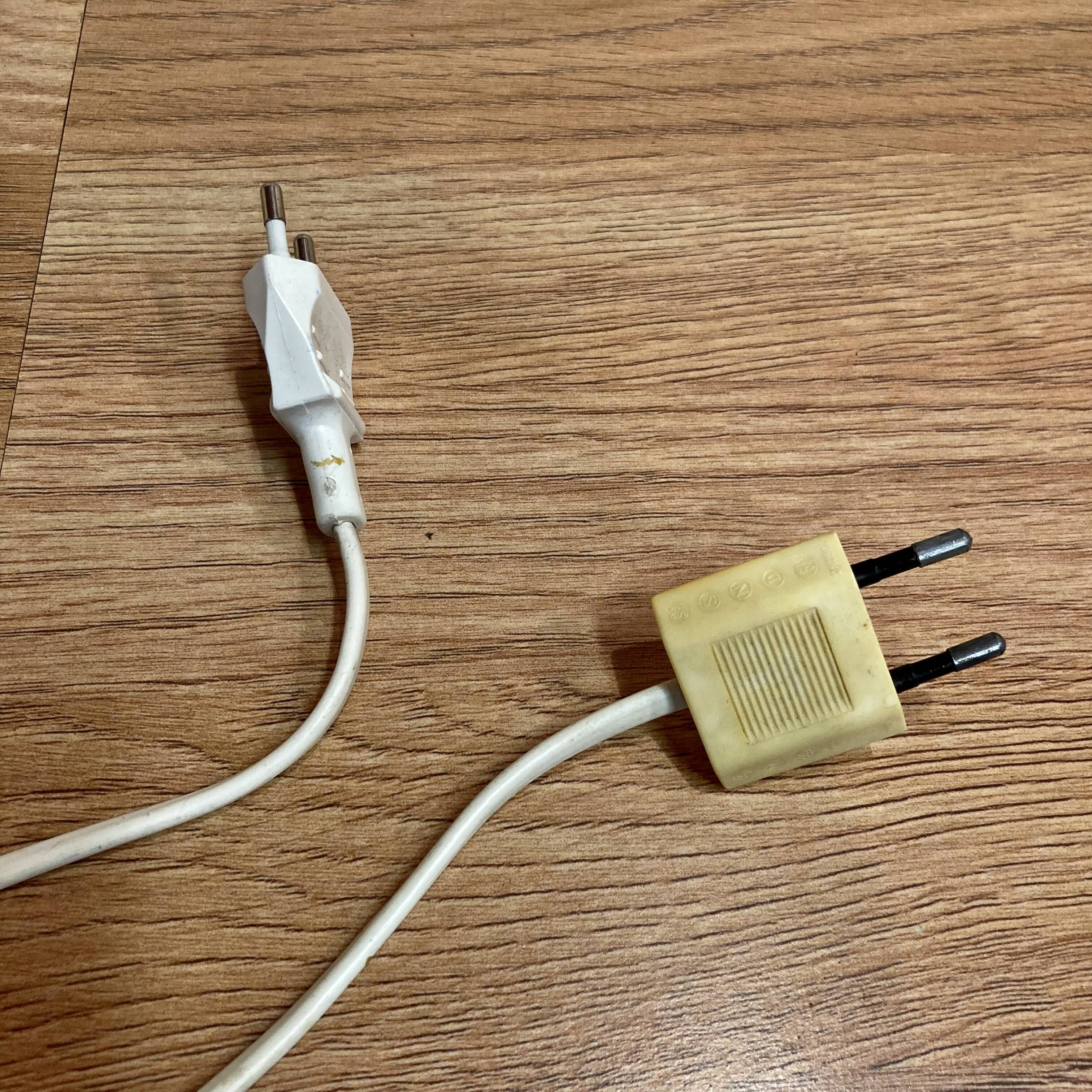 Pair of modular wall lights Scandinavian design 1960.