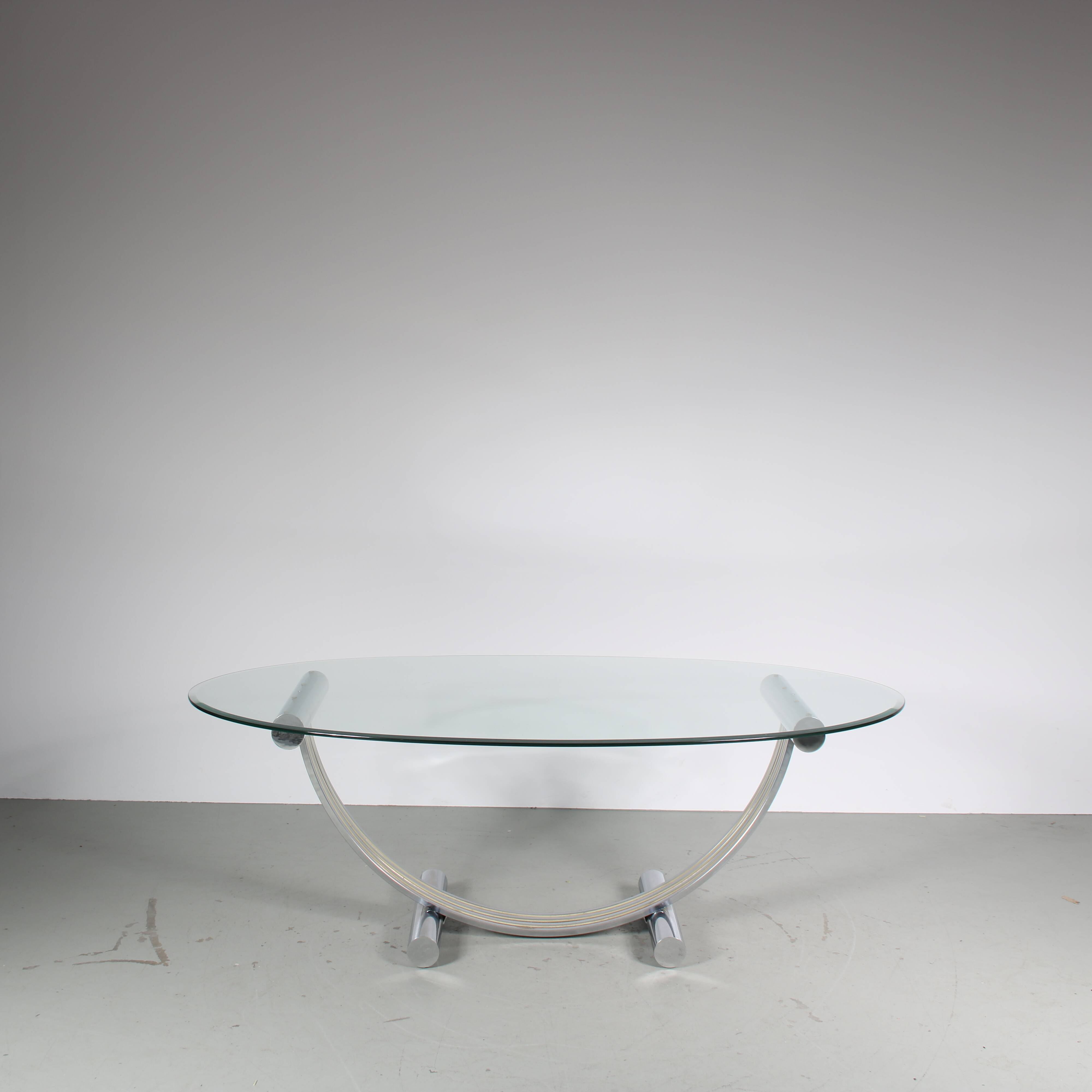 1970s Romeo Rega dining table from Italy