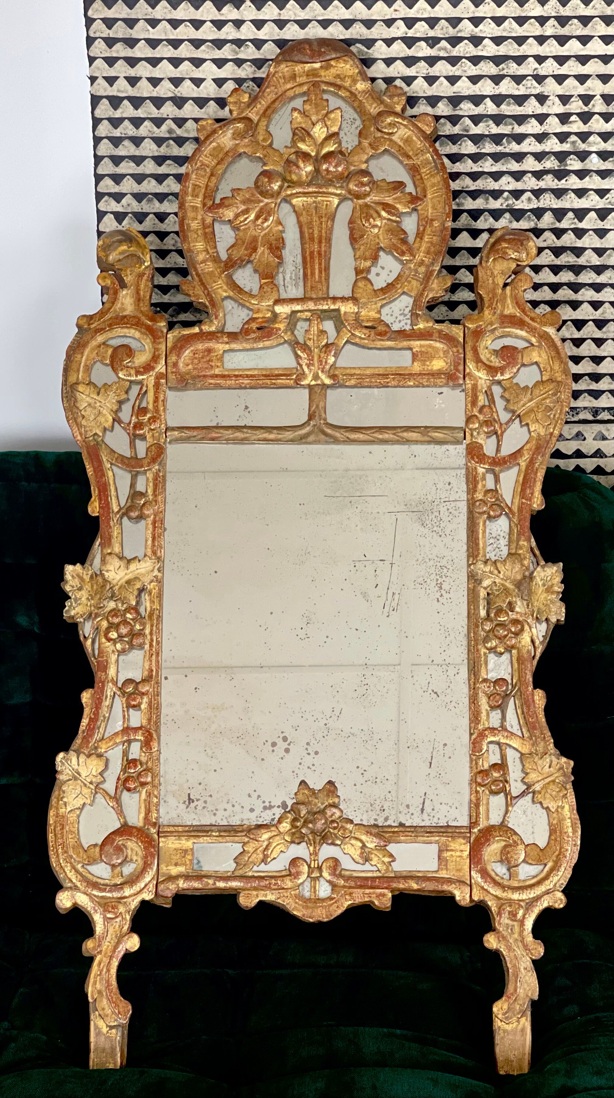 Beaucaire mirror 18th 55x110cm