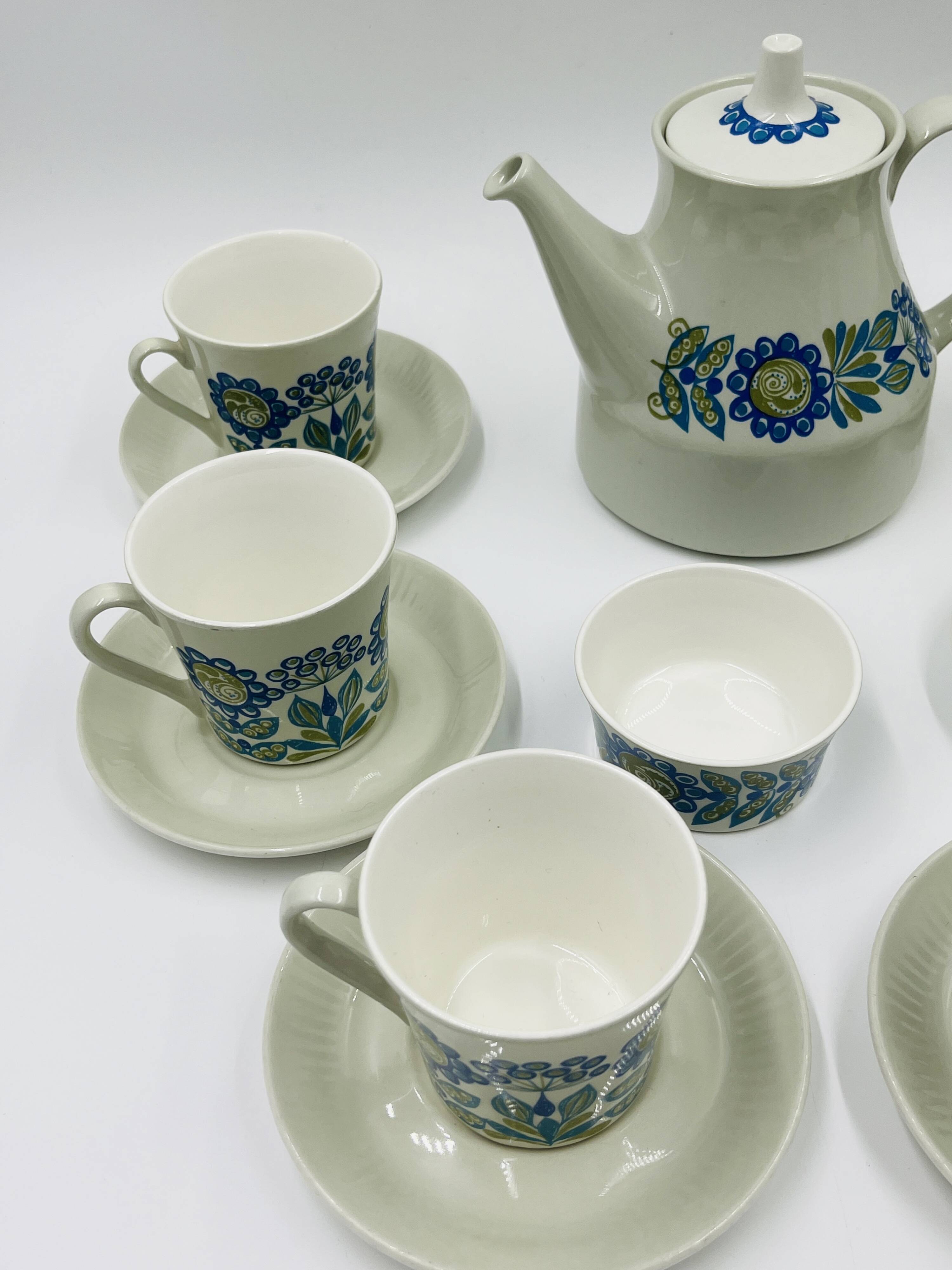 Scandinavian coffee service Tor Viking by Figgjo Flint