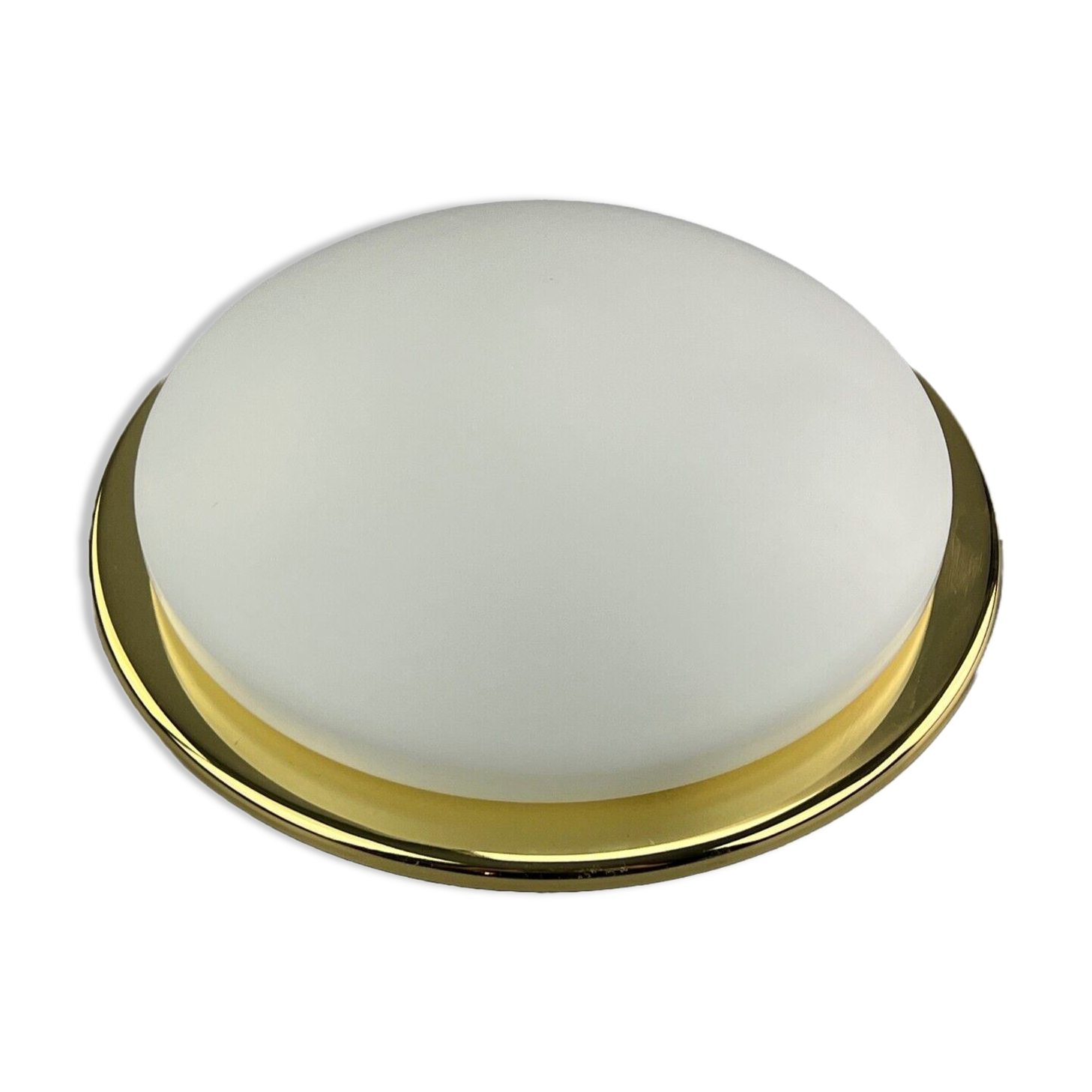 60s 70s Hustadt Leuchten Plafoniere ceiling lamp glass space age design