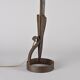 Grande lampe en fer forgé de Léopold Gest, années 1970