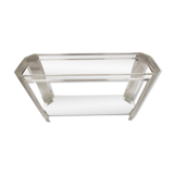 Transparent lucite console, 1980s
