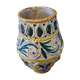 Hand-carved and hand-painted vase
