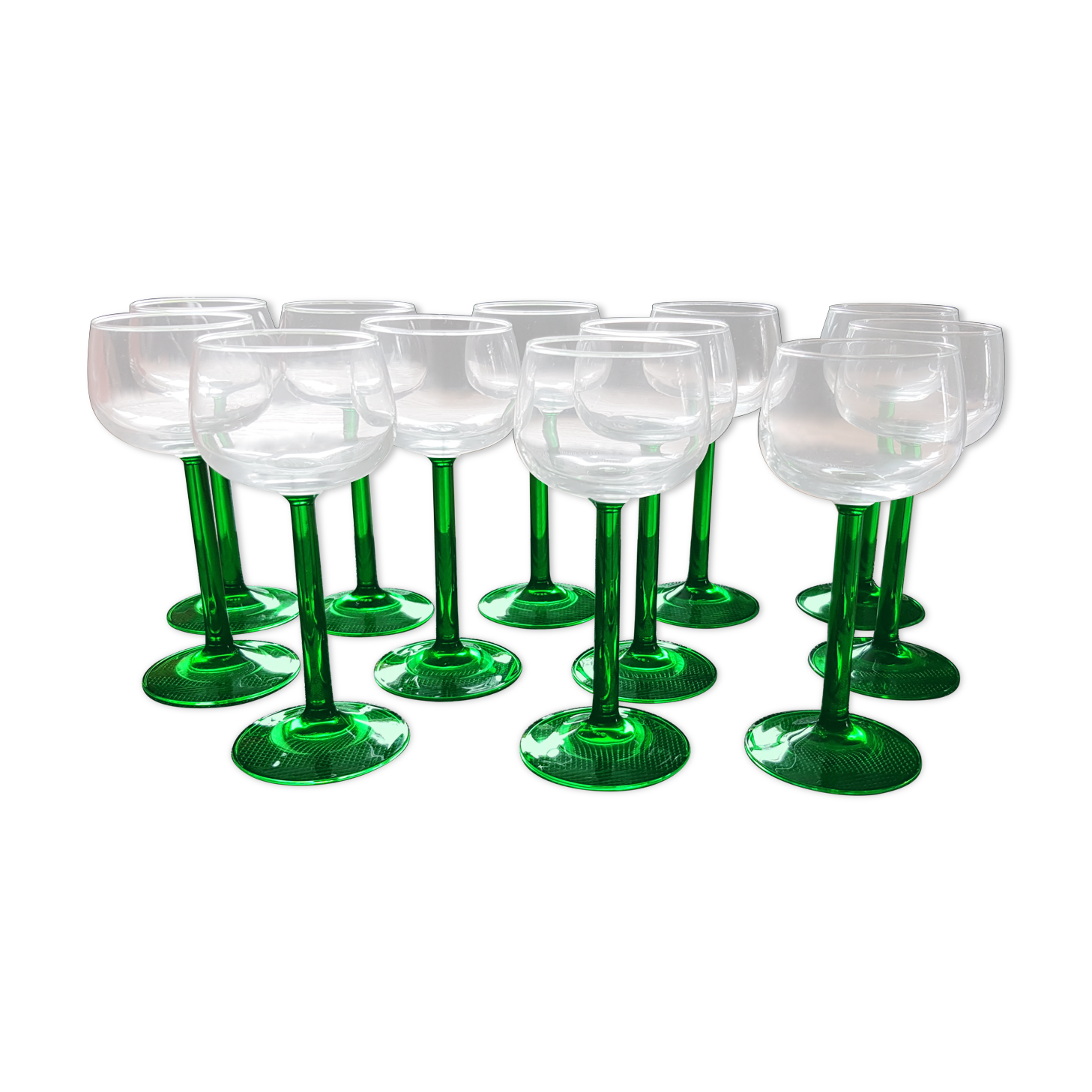 White wine glasses