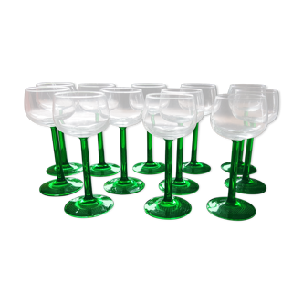 White wine glasses