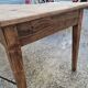 Large antique farmhouse table with a drawer