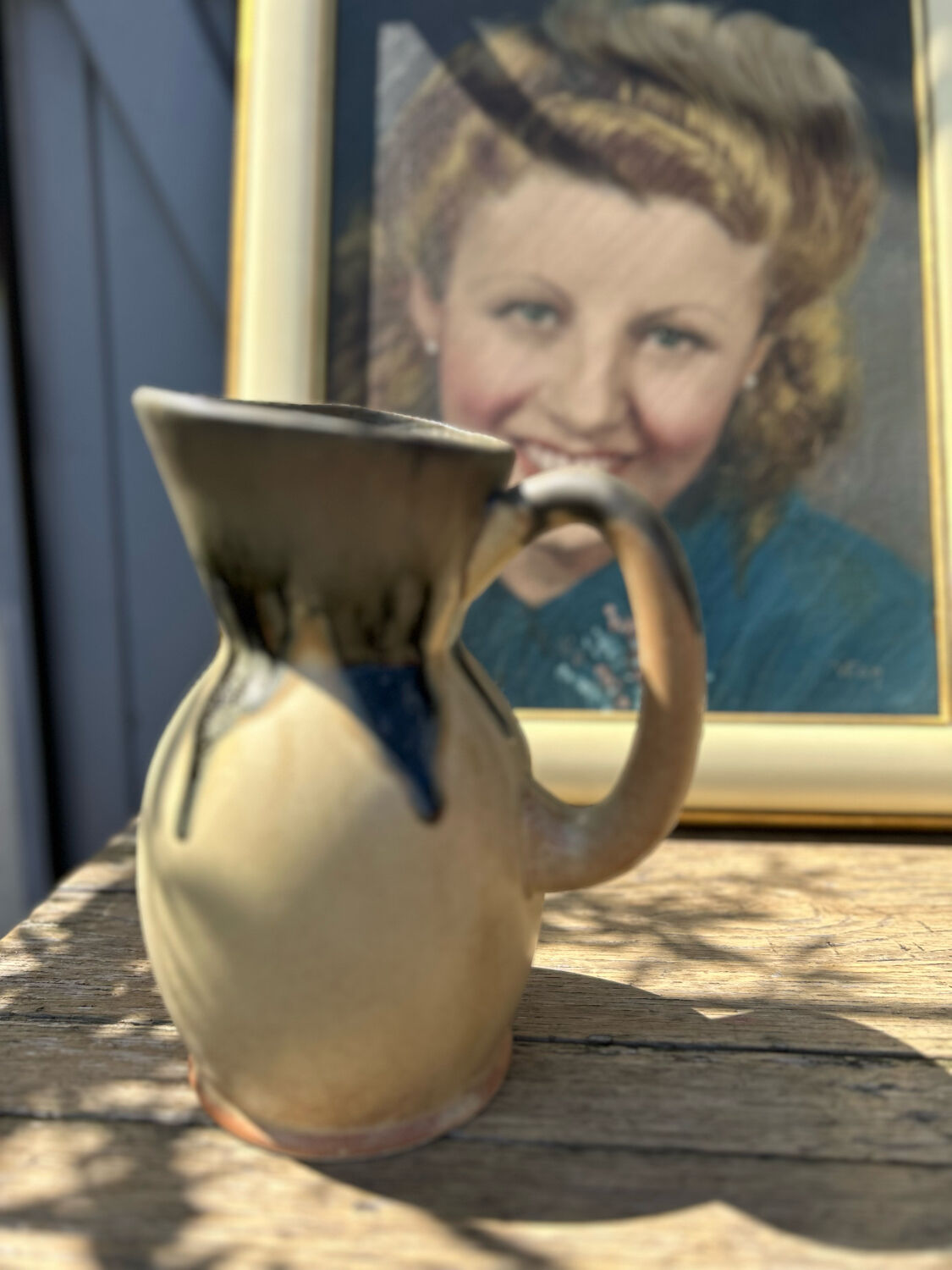 Vintage ceramic pitcher