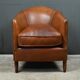 Fauteuil club solange en cuir de mouton