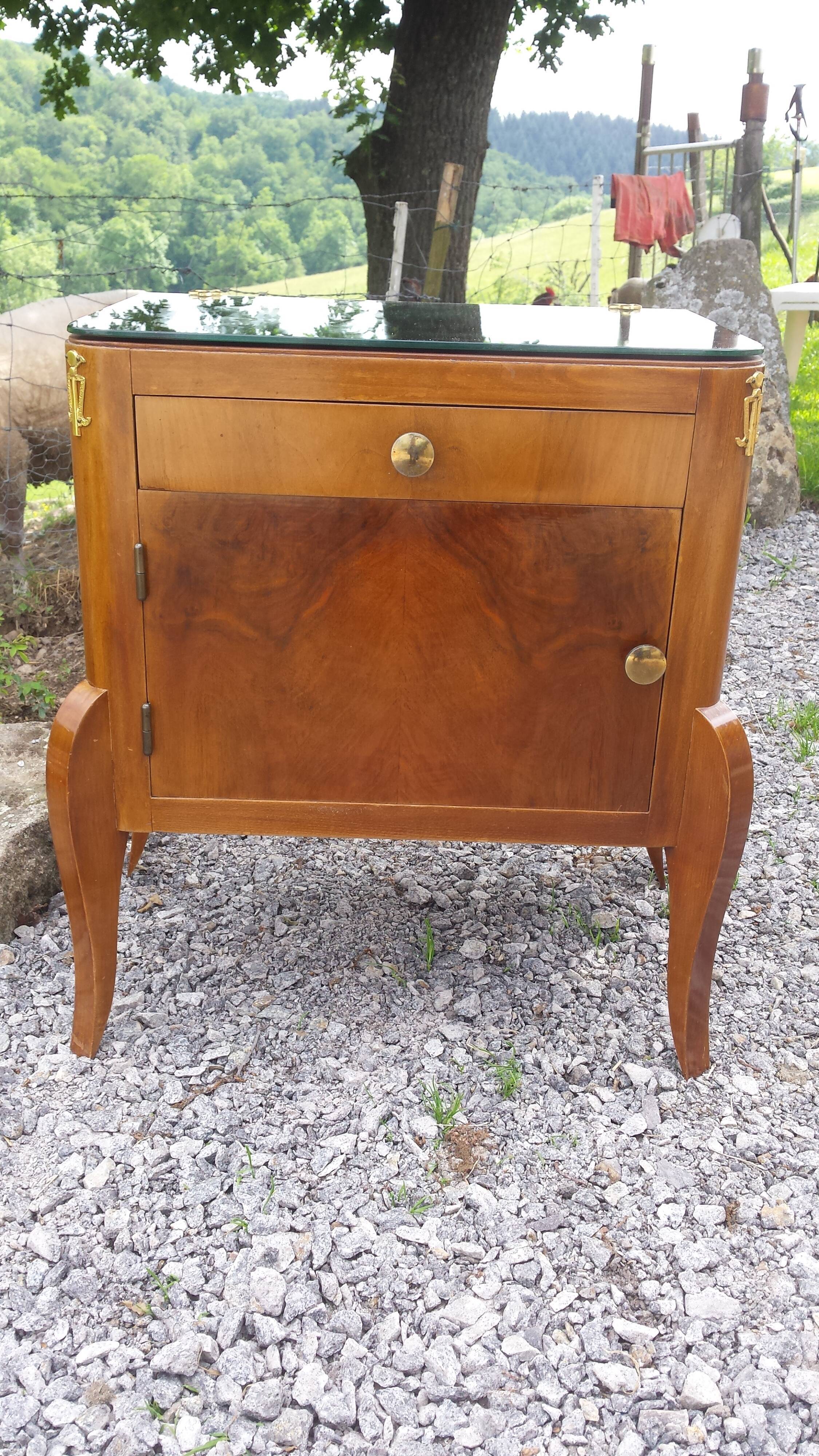 Vintage bedside table