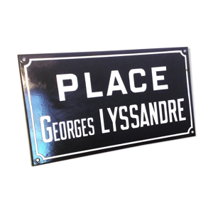 plaque de rue
