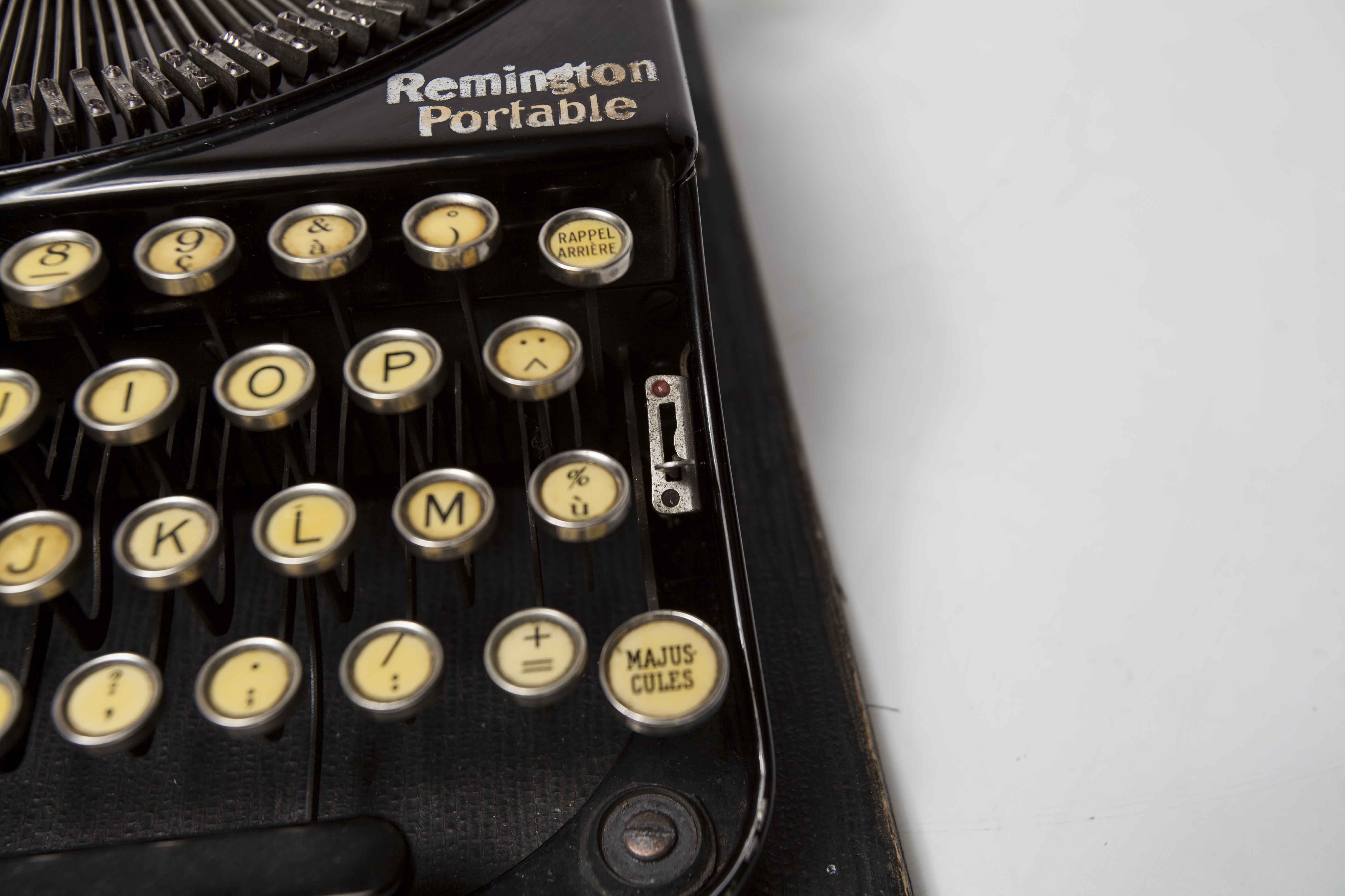 Revised Remington Portable Typewriter and New Ribbon