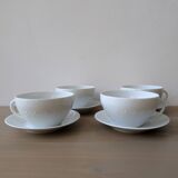 4 tea cups