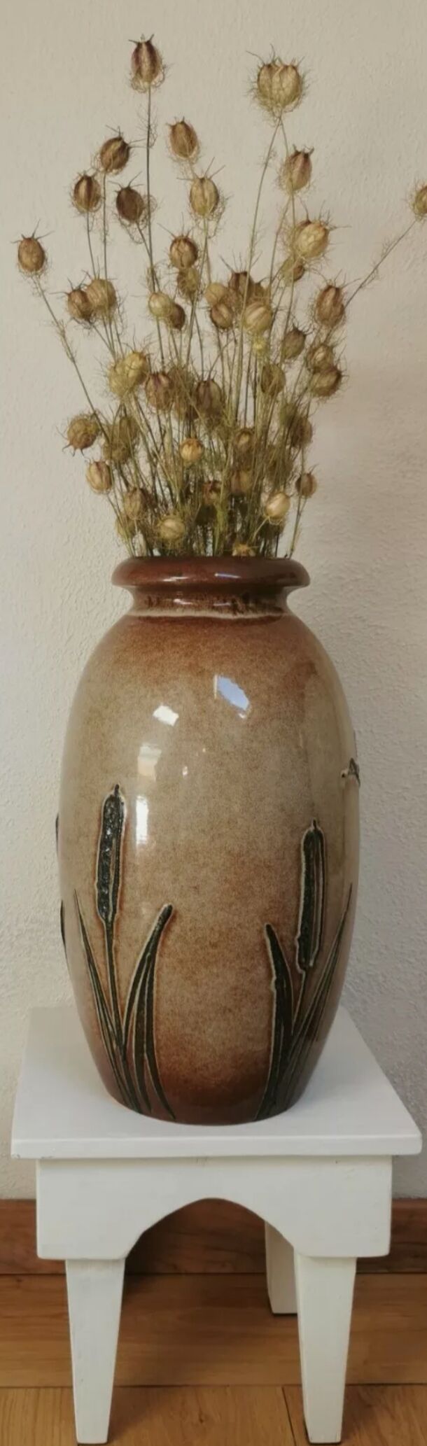 Vase West Germany Joncs