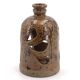 Signed stoneware lantern candle holder, 1960s