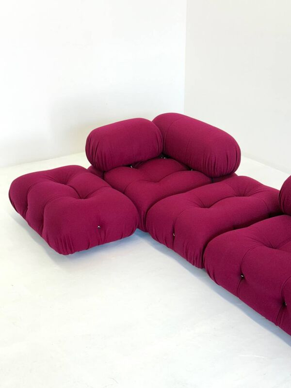 Canapé modulable Camaleonda Bordeaux par Mario Bellini pour B&B Italia