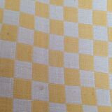 Rectangular vintage cotton tablecloth