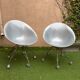 Pair of Ero-s armchairs by Kartell by Philippe Starck