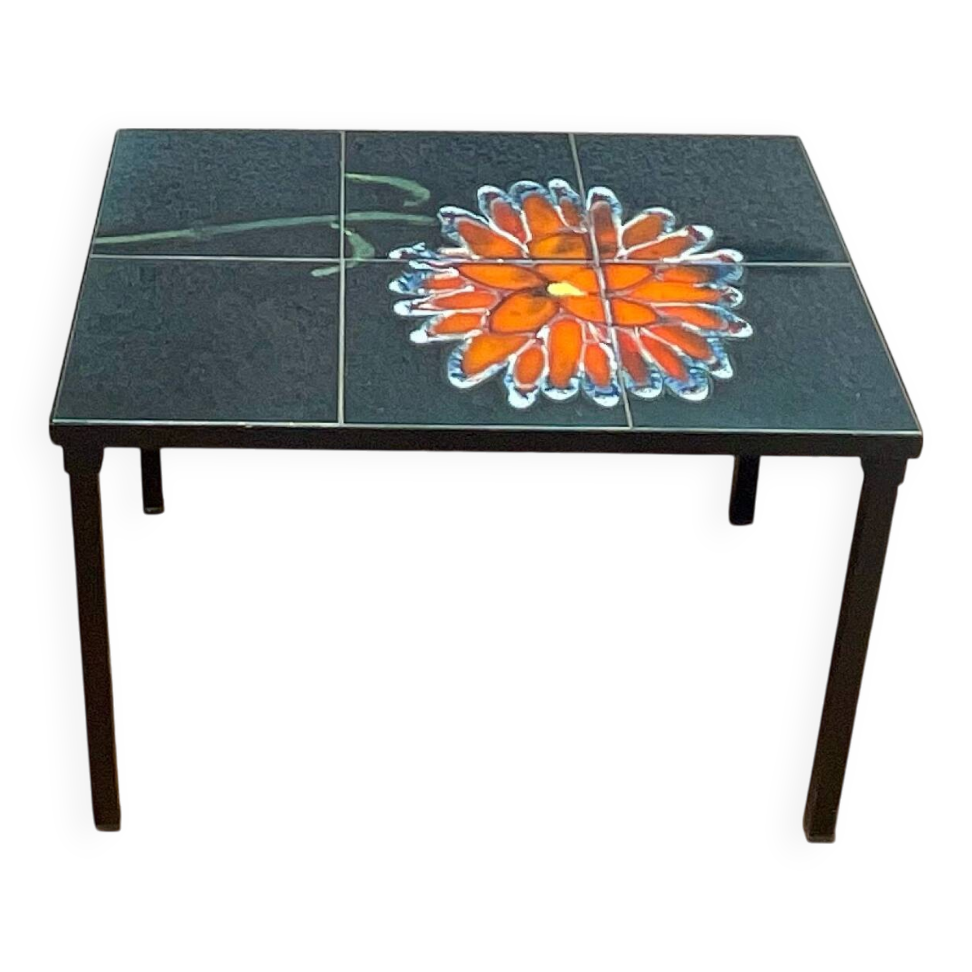 Small ceramic tile table