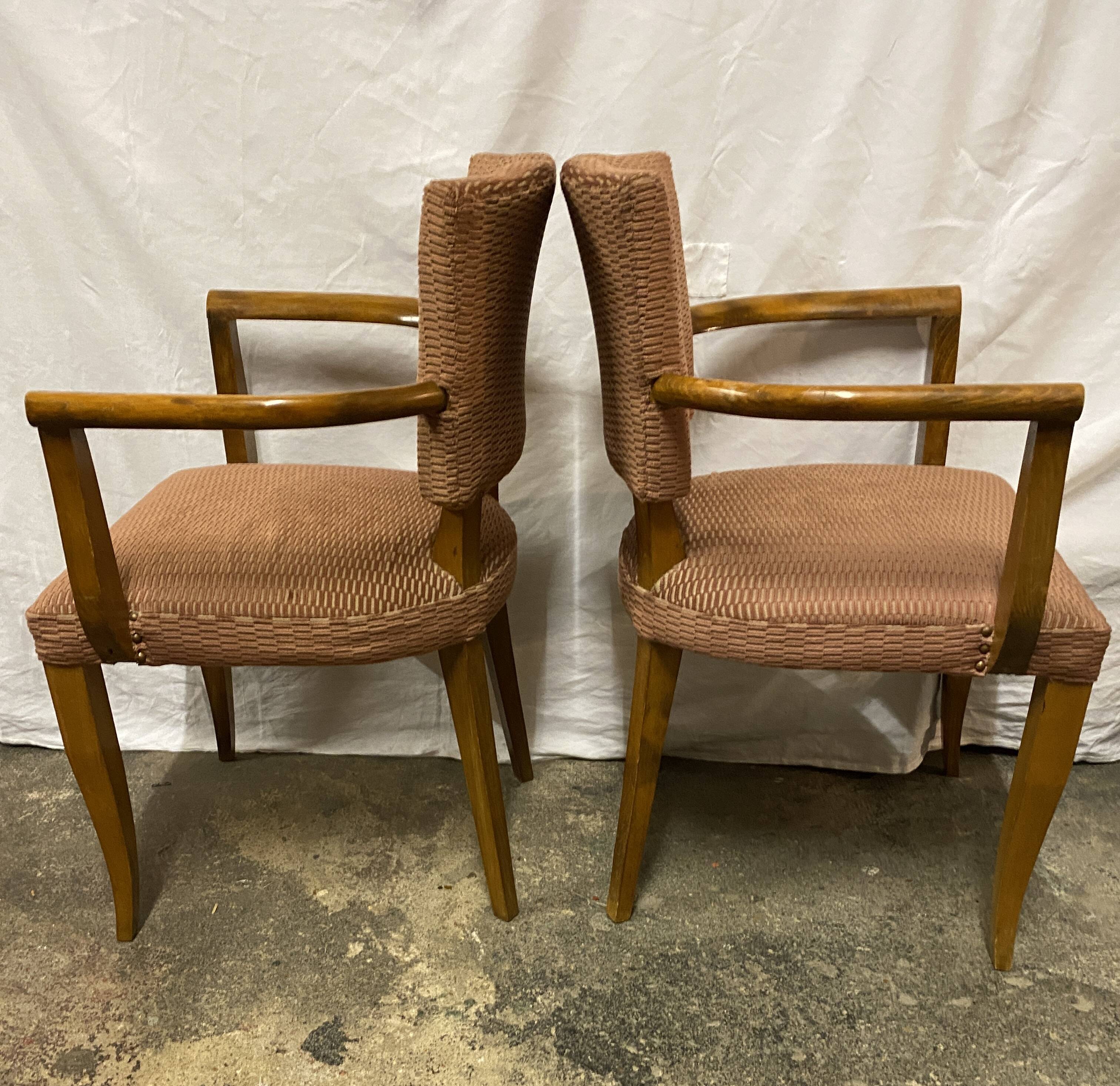 Fauteuil Bridge velours beige rosé