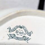 Pair of earthenware dishes from Castres earthenware factory