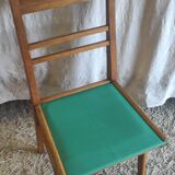 Vintage chair with compass legs - 1950s/60s