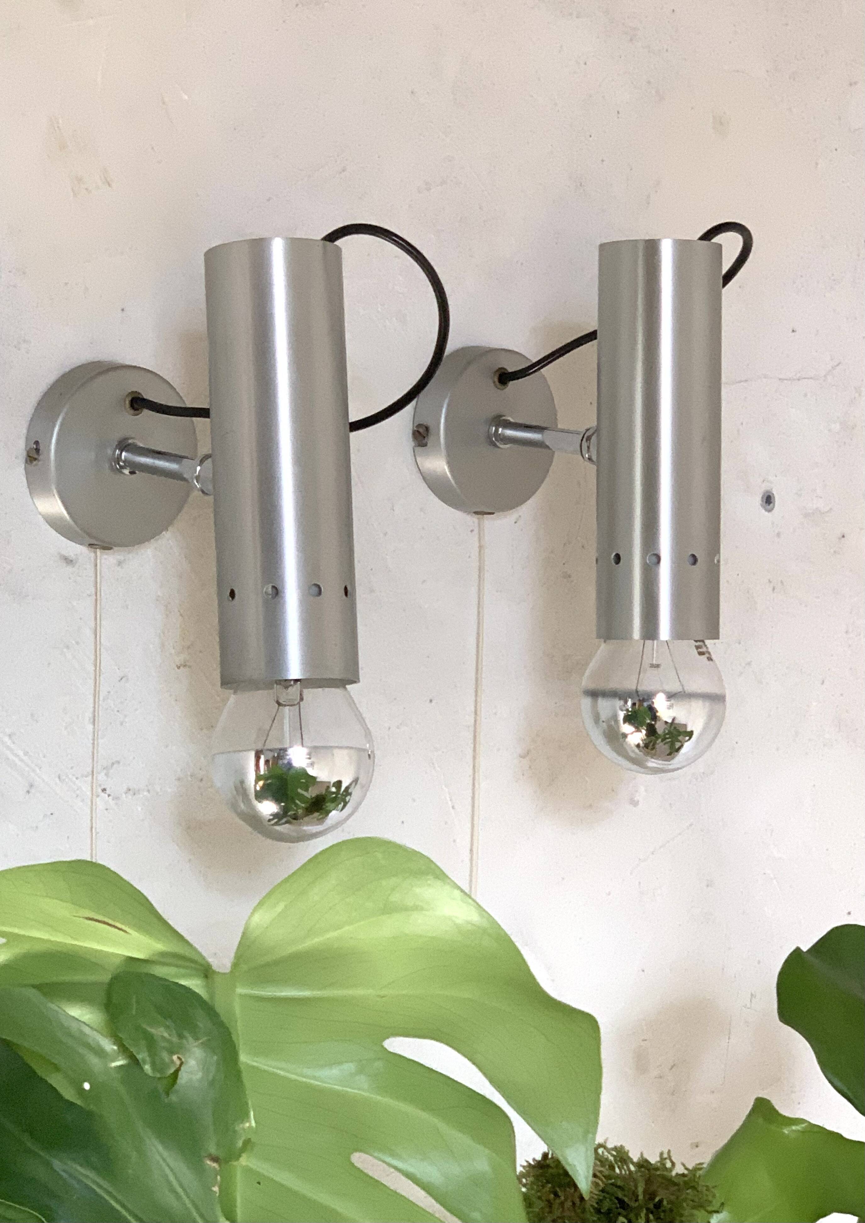 Vintage wall spotlights