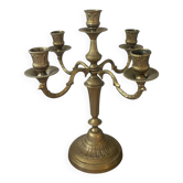 Old bronze candlestick