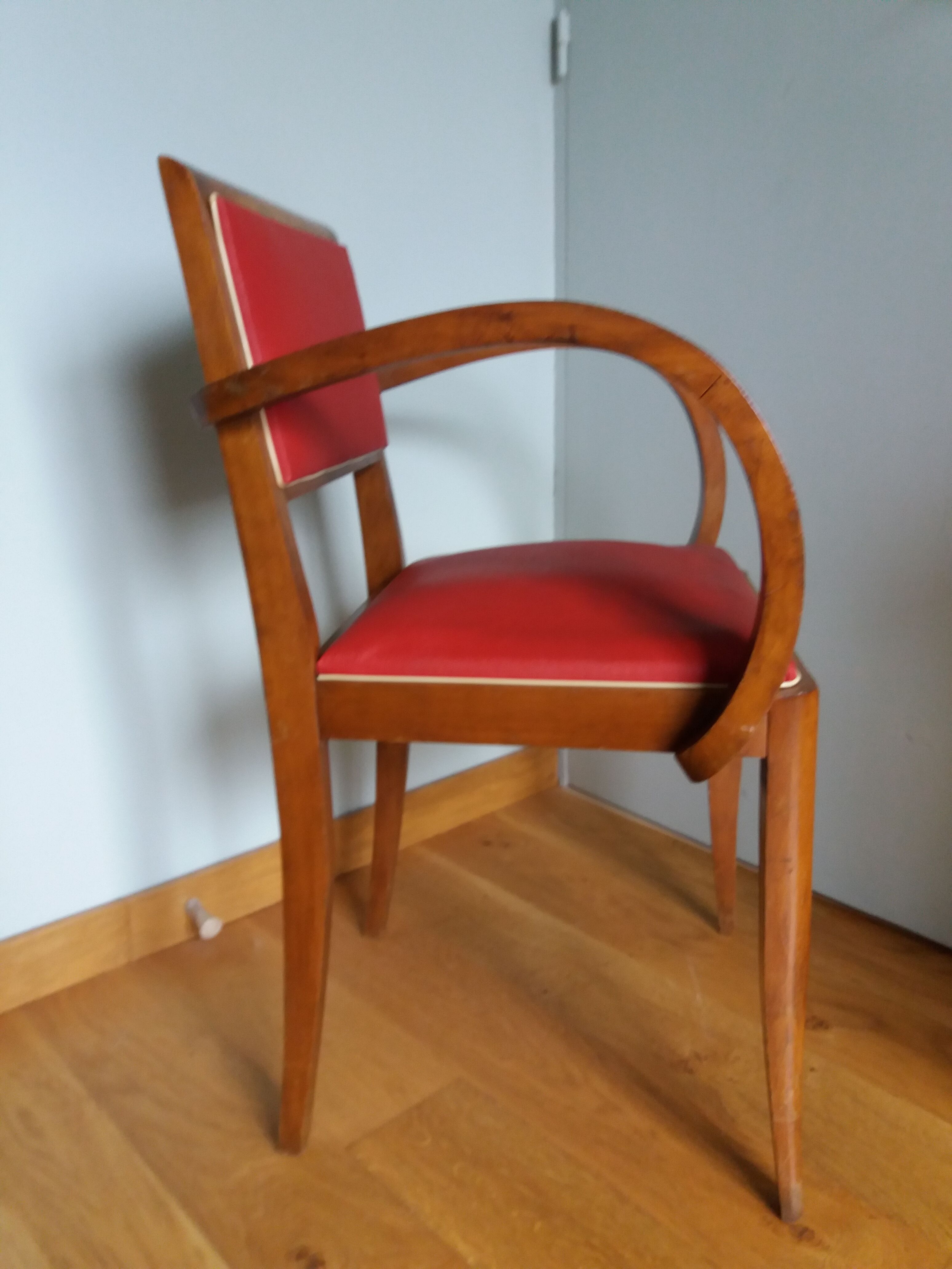 Fauteuil bridge années 50 60