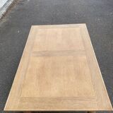 Renovated art deco extendable wooden dining table 235cm