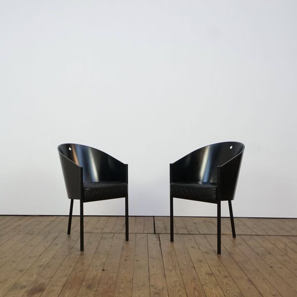 Ensemble de 6 chaises ''Costes'' de Philippe Starck pour Aleph.