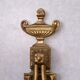 Pair french vintage empire style bronze double wall lights