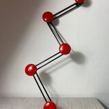 Metal "w" coat rack with 5 hooks