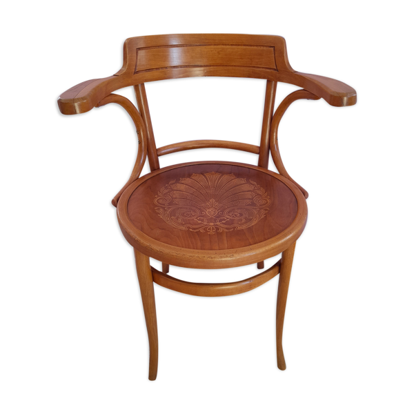 Fauteuil de bureau en bois courbé — Beyit
