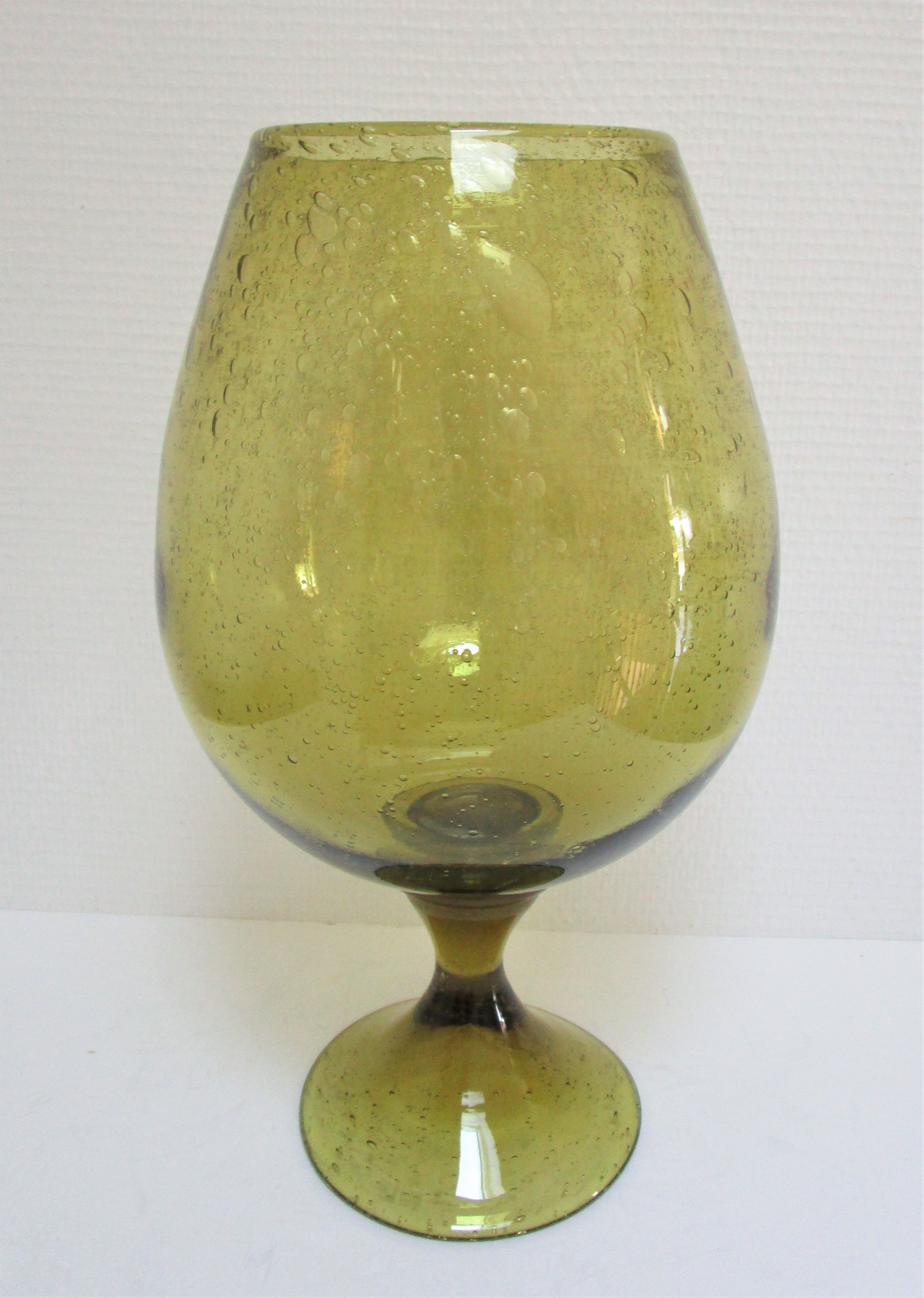 bubble glass vase Biot XL H 38 cm