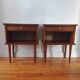 Paire de tables de chevet vintage 1960 inspiration scandinave