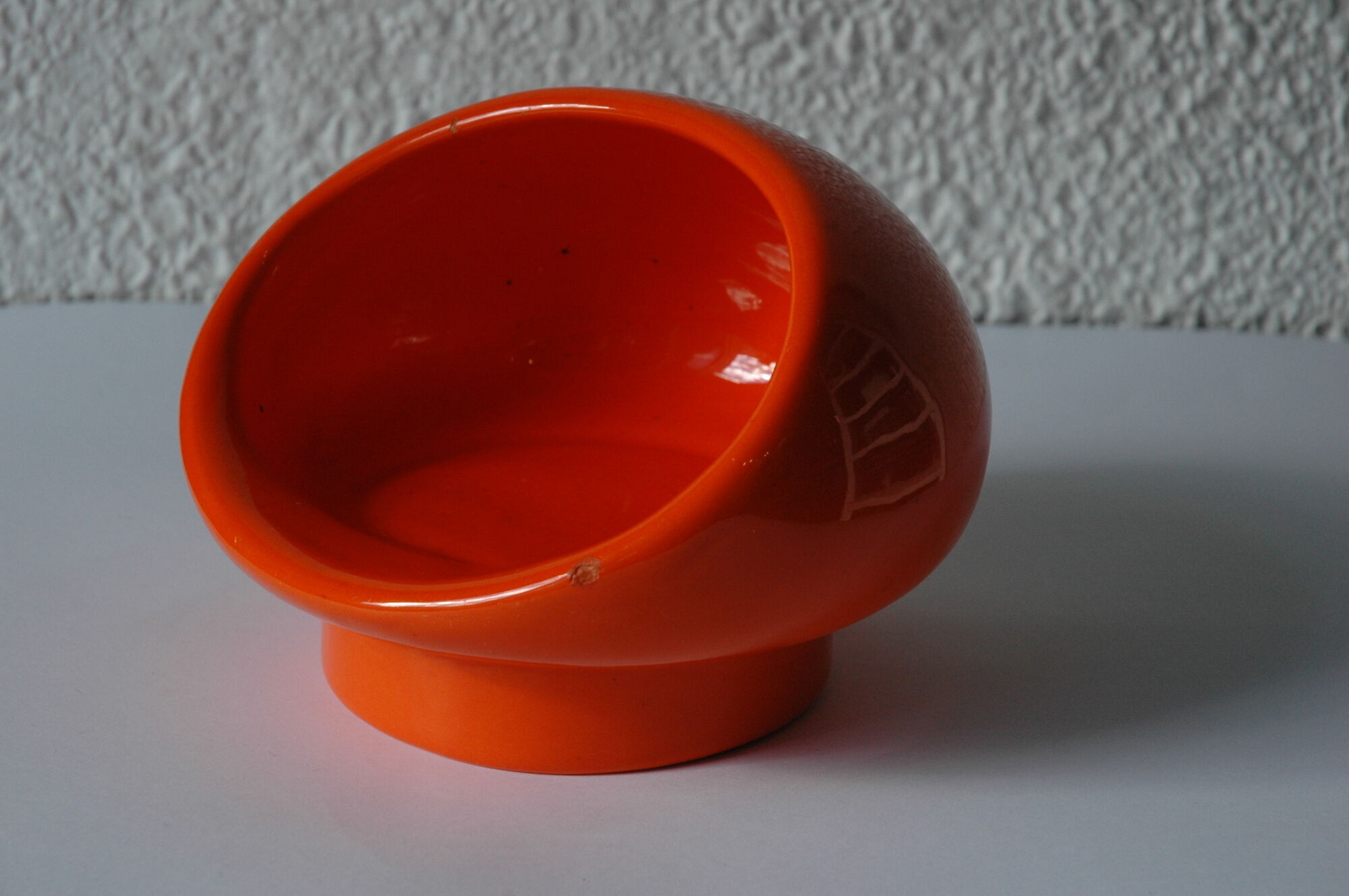 Vacuum-Pocket ceramic Orange Vintage Italian Design