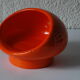 Vacuum-Pocket ceramic Orange Vintage Italian Design